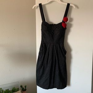 Vintage inspired Polka dot cocktail/party dress